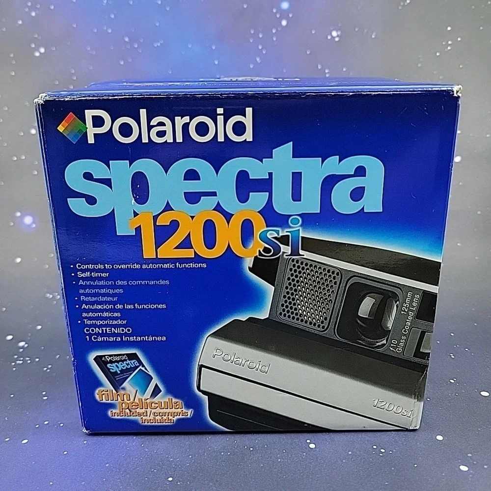 Genuine Vintage Polaroid 1200si Spectra Image Instant Flash Camera Made In UK